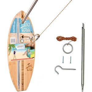image:imageTiki Toss Ring Toss Game for Adults  Hook and Ring Games with String and Hooks for IndoorOutdoor Use Man Cave Decor amp Stuff Gifts for MenCollege  Standard or Deluxe 123  Tiny 5Deluxe 123 Inch