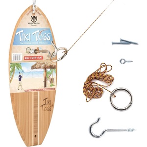 image:imageTiki Toss Ring Toss Game for Adults  Hook and Ring Games with String and Hooks for IndoorOutdoor Use Man Cave Decor amp Stuff Gifts for MenCollege  Standard or Deluxe 123  Tiny 5Standard 123 Inch