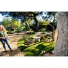 image:imageHook and Ring Toss Deluxe Set  100 Bamboo with 5 Ft Telescoping Pole and All Parts Included  By Tiki Toss Americana Edition