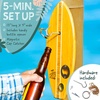 image:imageTiki Toss Bottle Opener Edition with Magnet Cap Catch  Crack Open A Cold One and Get Hooked  100 Bamboo Hook and Ring Toss Party Game All Parts Included