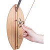 image:imageTiki Toss Hook and Ring Toss Deluxe Set Rasta Edition  100 Bamboo with 5 Ft Telescoping Pole and All Parts Included