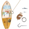 image:imageTiki Toss Bottle Opener Edition with Magnet Cap Catch  Crack Open A Cold One and Get Hooked  100 Bamboo Hook and Ring Toss Party Game All Parts Included